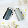 Wholesale Water Beer Coffee Cups with Custom Logo/color Manufacturer Direct Sales Thermos Cup with Portable Handle