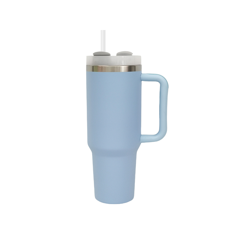 Wholesale Travel Leakproof Lids 40oz Tumbler Mug Reusable Drinking Cups 40oz Tumbler with Handle and Straw