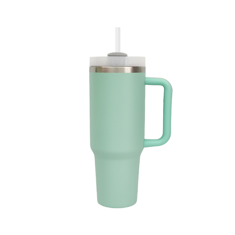 Wholesale Travel Leakproof Lids 40oz Tumbler Mug Reusable Drinking Cups 40oz Tumbler with Handle and Straw