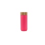 Wholesale New Style Stainless Steel Coffee Tumbler with Bamboo Lid Insulated Thermos Vacuum Flask 500ml Straight Water Bottle