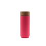 Wholesale New Style Stainless Steel Coffee Tumbler with Bamboo Lid Insulated Thermos Vacuum Flask 500ml Straight Water Bottle