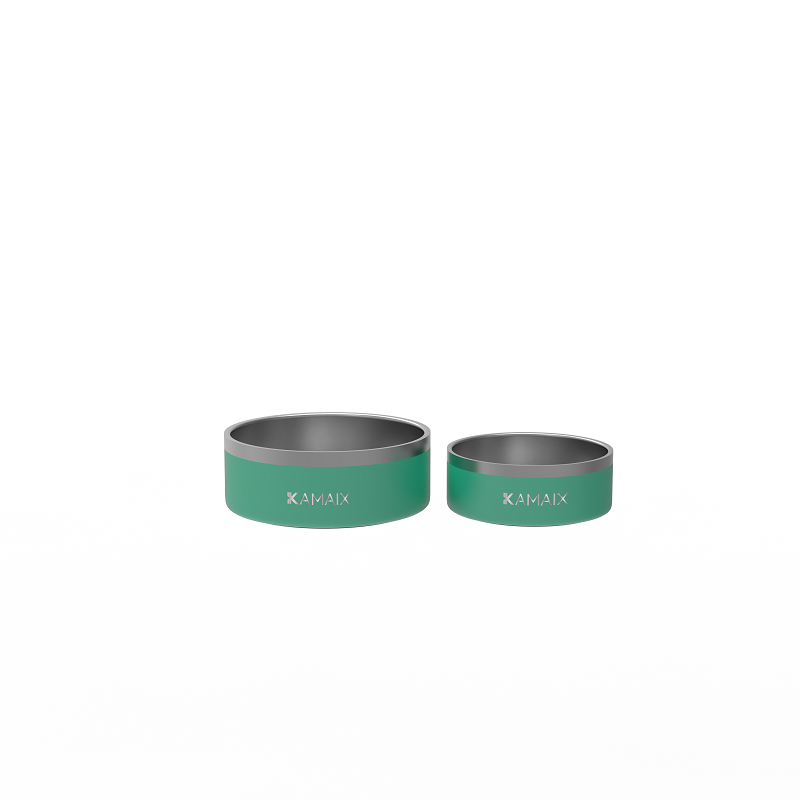New Arrival Hot Seller Double Wall Stainless Steel 1000ml Pet Series Bowls for Dogs logo Can Be Customized