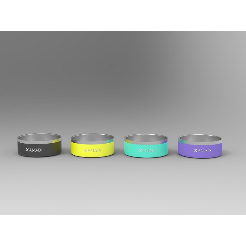 New Arrival Hot Seller Double Wall Stainless Steel 1000ml Pet Series Bowls for Dogs logo Can Be Customized