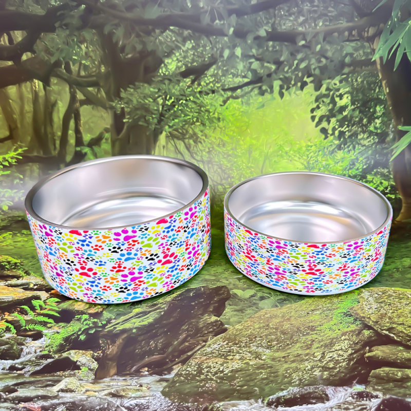 Wholesale Large Capacity Stainless Steel Pet Feeding Bowl New Design Eco Friendly Pet Dog Bowls Dog Water Food Bowls