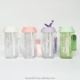 New Design Popular 600ml Custom logo Plastic Bottle Cute Large Capacity Big Belly Cup with Straw and Tea Filter