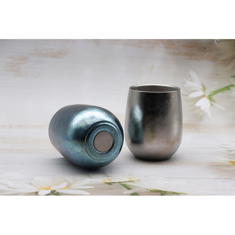 Double Metal Outdoor Tea Cup Men and Women Coffee Titanium Water Cup Manufacturers Wholesale 260Ml Titanium Bottle