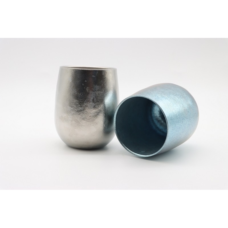 Double Metal Outdoor Tea Cup Men and Women Coffee Titanium Water Cup Manufacturers Wholesale 260Ml Titanium Bottle