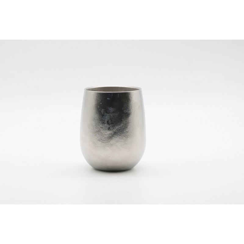 Double Metal Outdoor Tea Cup Men and Women Coffee Titanium Water Cup Manufacturers Wholesale 260Ml Titanium Bottle