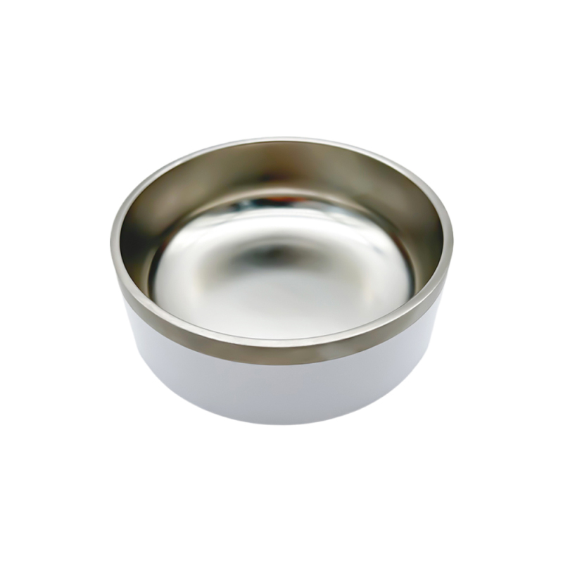 Hot Selling Powder Coated Dog Cat Food Water Bowl Custom logo Stainless Steel Pet Feeding Bowl Food Container