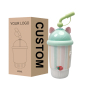 New Design 400ml Insulated Tumbler Customizable Coffee Mug Durable Stainless Steel Tumbler with Straw