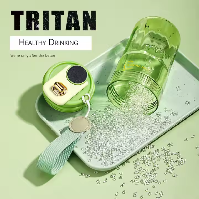 New Arrival Maternal-infant Grade Material Tritan Leak-proof Coffee Cup Plastic Cup Car Cup Office Handy Water Bottle