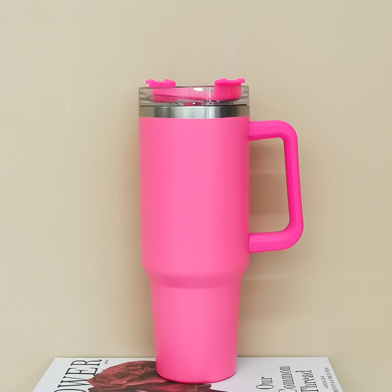 Wholesale Vacuum Metal Cup Stainless Travel Mug 40oz Tumbler with Different Lids and Straw Custom logo