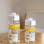 Simple Portable Cute Style Girls Cup Plastic Cup 550ml Water Bottle with Lid and Tea Filter