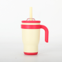 Wholesale 14oz Tumbler with Handle for Kids Students Leakproof Insulated Stainless Steel Coffee Mug with Lid