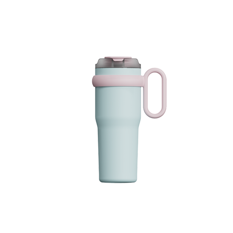 New Design Wholesale Portable Fashion Drink Insulated Mug Water Bottle Vacuum Insulation Cup Tumbler With Lid and Straw
