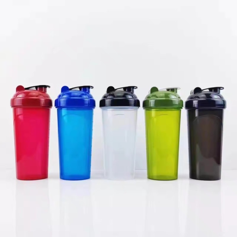Plastic Sport Water Cup 400ml Fitness Sports Water Bottle with Mixer Ball BPA Free Plastic Water Cup