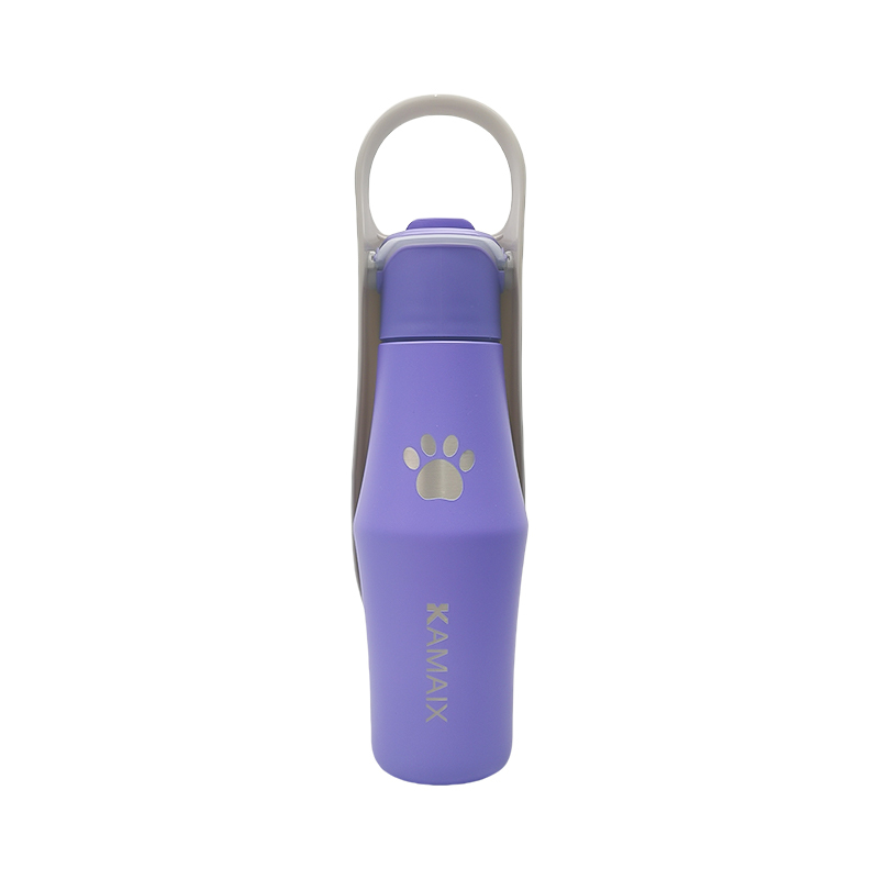 New Design Portable Outdoor Stainless Steel Bowl Pet Water Bottle Pet Outdoor Water Bottle for Dog