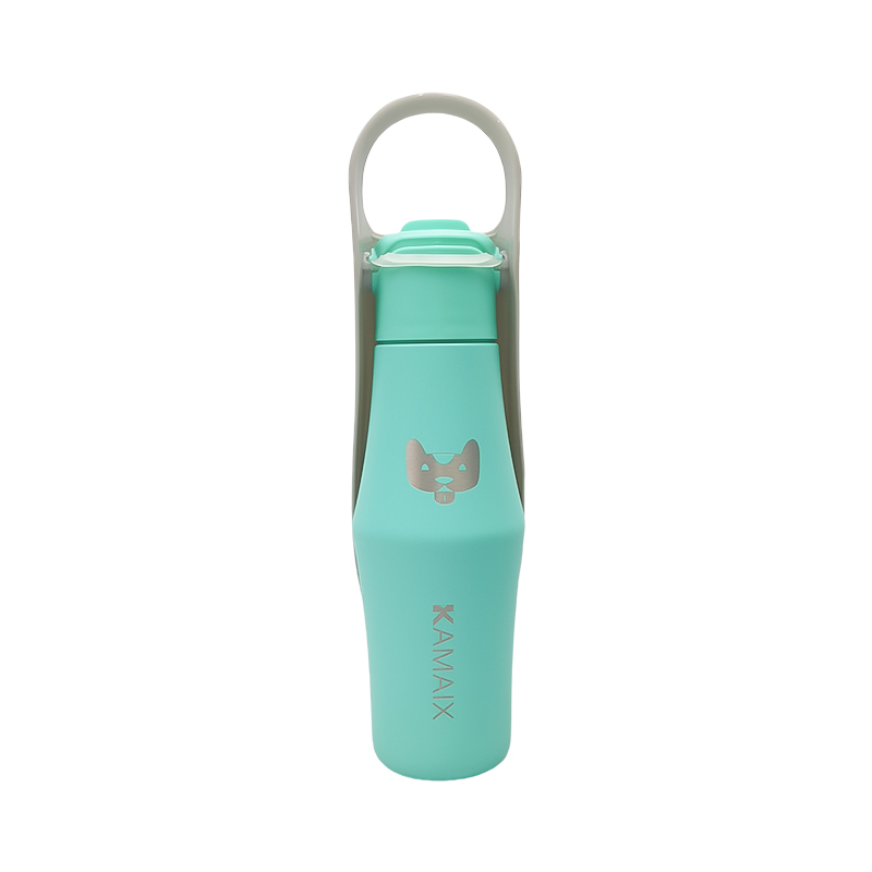 New Design Portable Outdoor Stainless Steel Bowl Pet Water Bottle Pet Outdoor Water Bottle for Dog