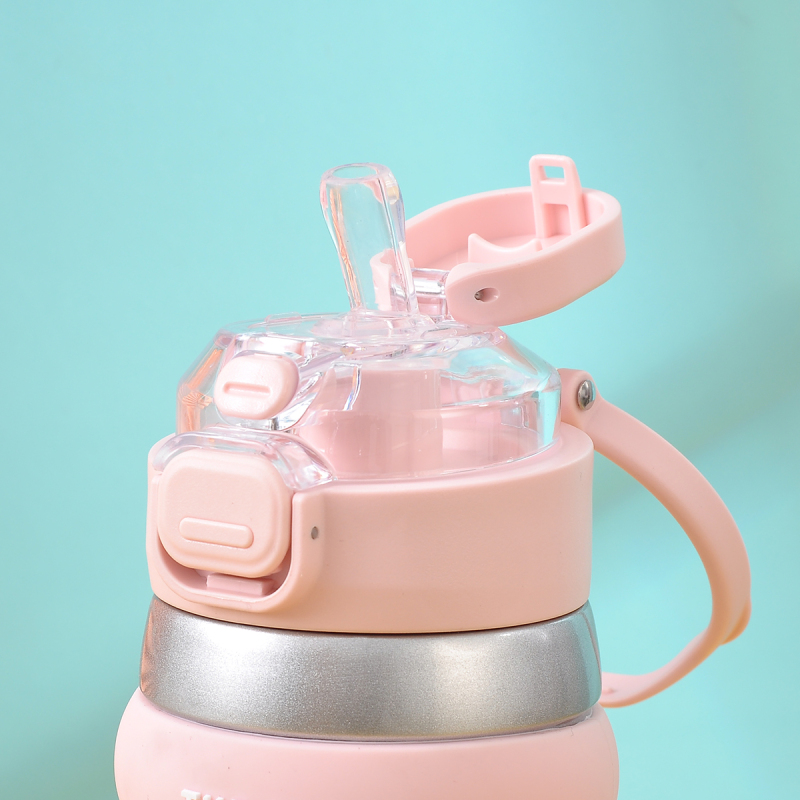 New 316 Stainless Steel Double-Wall Insulation Customized Business Gift Thermos Cup Vacuum Water Bottle with Double Drink Lid