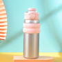 New 316 Stainless Steel Double-Wall Insulation Customized Business Gift Thermos Cup Vacuum Water Bottle with Double Drink Lid