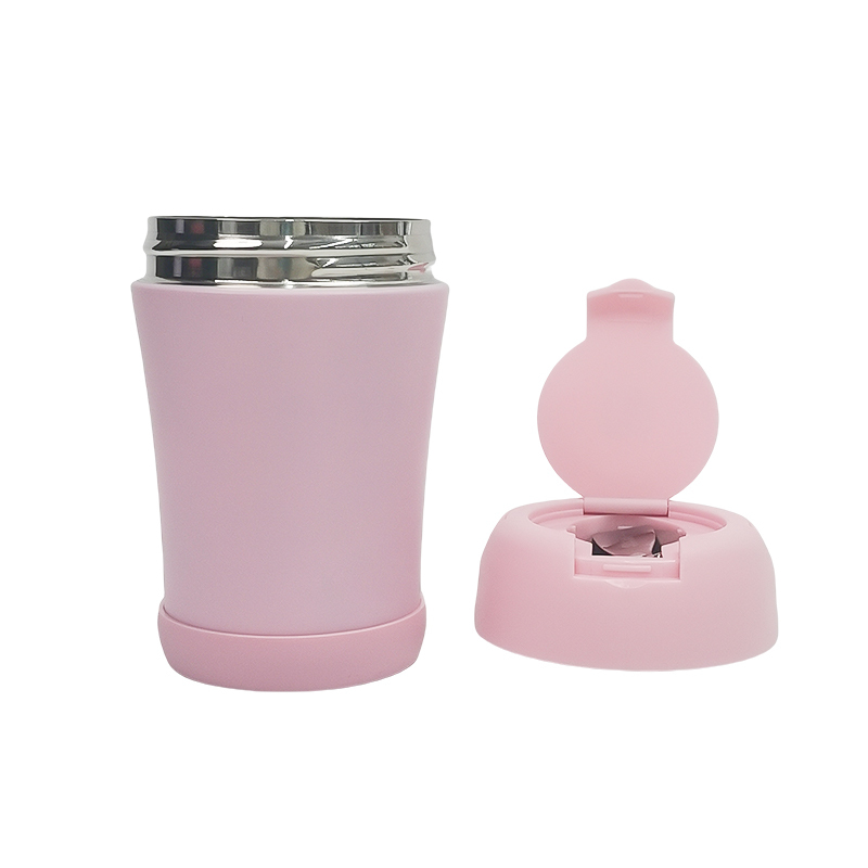 Vacuum Insulated Lunch Box Food Warmer Thermos Portable Round Stainless Steel 304 Soup Cup Stainless Steel Vintage Milk Party