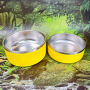 Manufacturer Direct Sales Non-slip Stainless Steel Pet Bowl Custom Macaron Color Large Dog Feeders & Bowls Round Pet Food Dish