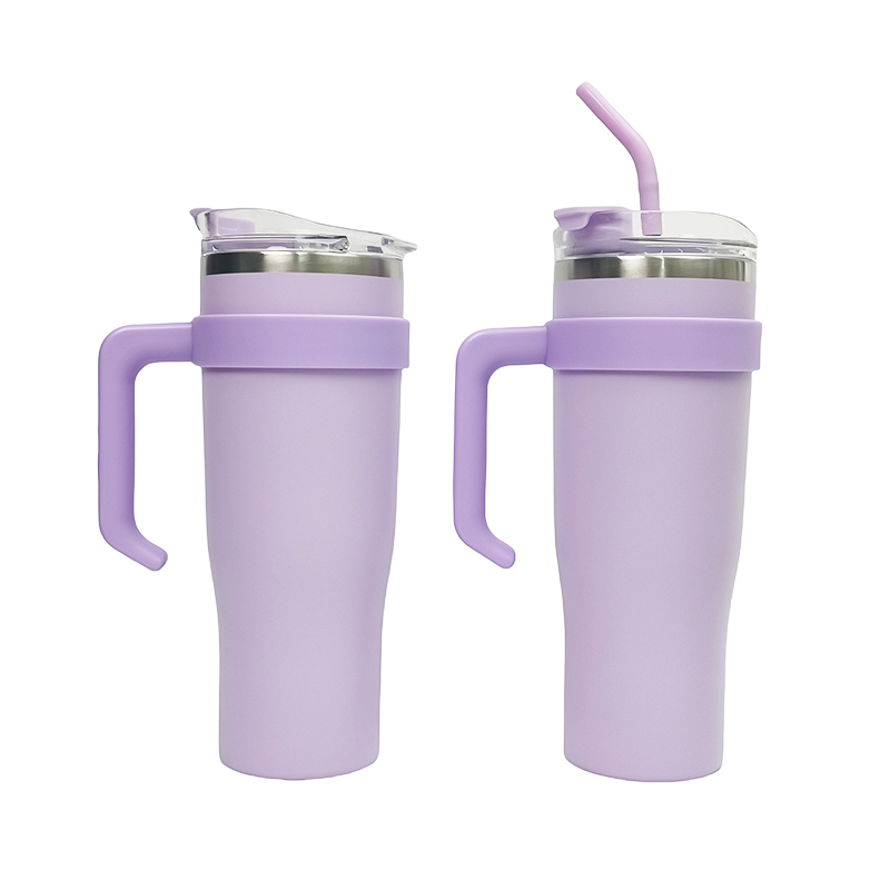Wholesale Large Capacity Stainless Steel Adventure 40 oz Tumbler With Open Handle for Car Portable