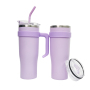 Wholesale Large Capacity Stainless Steel Adventure 40 oz Tumbler With Open Handle for Car Portable