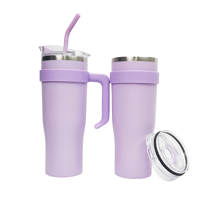 Wholesale Large Capacity Stainless Steel Adventure 40 oz Tumbler With Open Handle for Car Portable