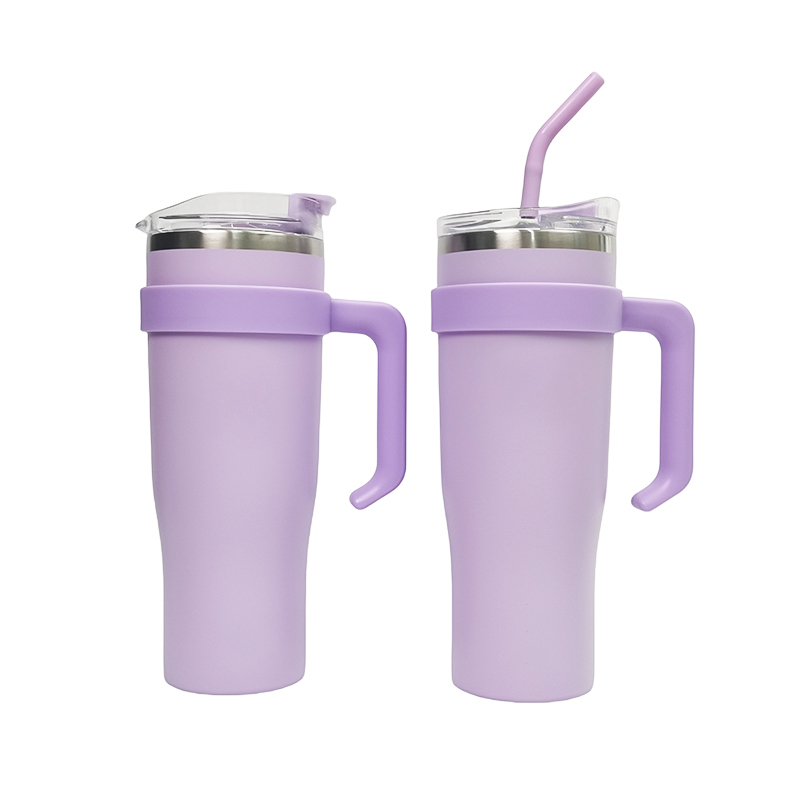 Wholesale Large Capacity Stainless Steel Adventure 40 oz Tumbler With Open Handle for Car Portable