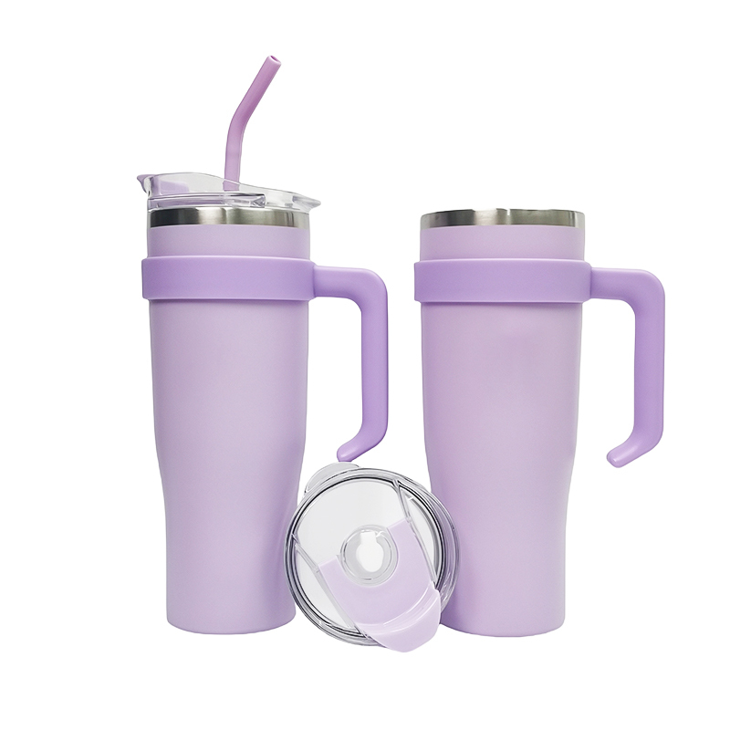Wholesale Large Capacity Stainless Steel Adventure 40 oz Tumbler With Open Handle for Car Portable