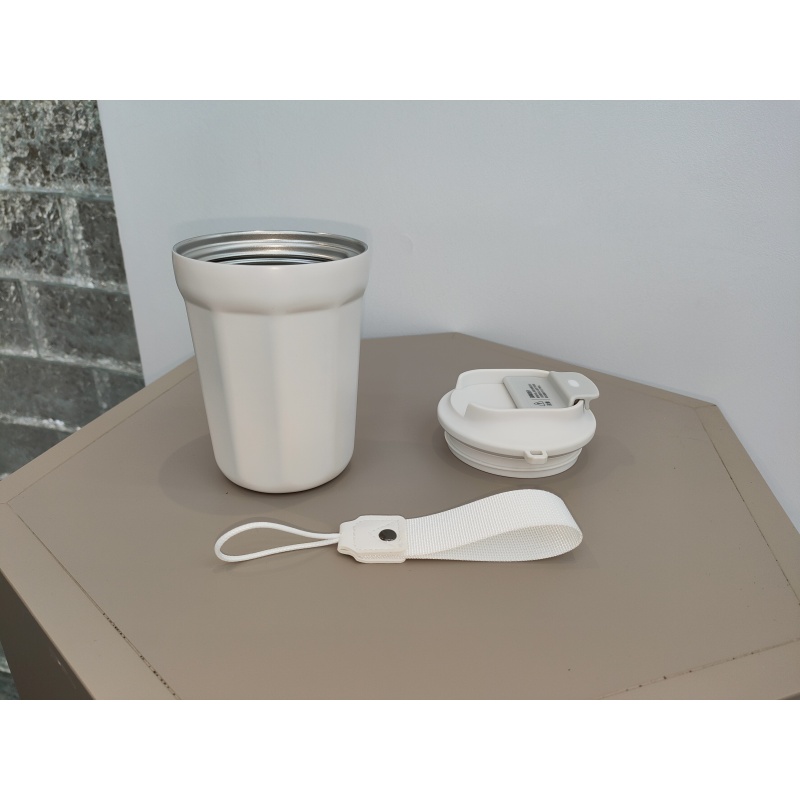 Solid Color Customizable Logo Cute Travel Stainless Steel Thermal Mug Water Bottle Vacuum Insulation Cup Tumbler With Lid Straw