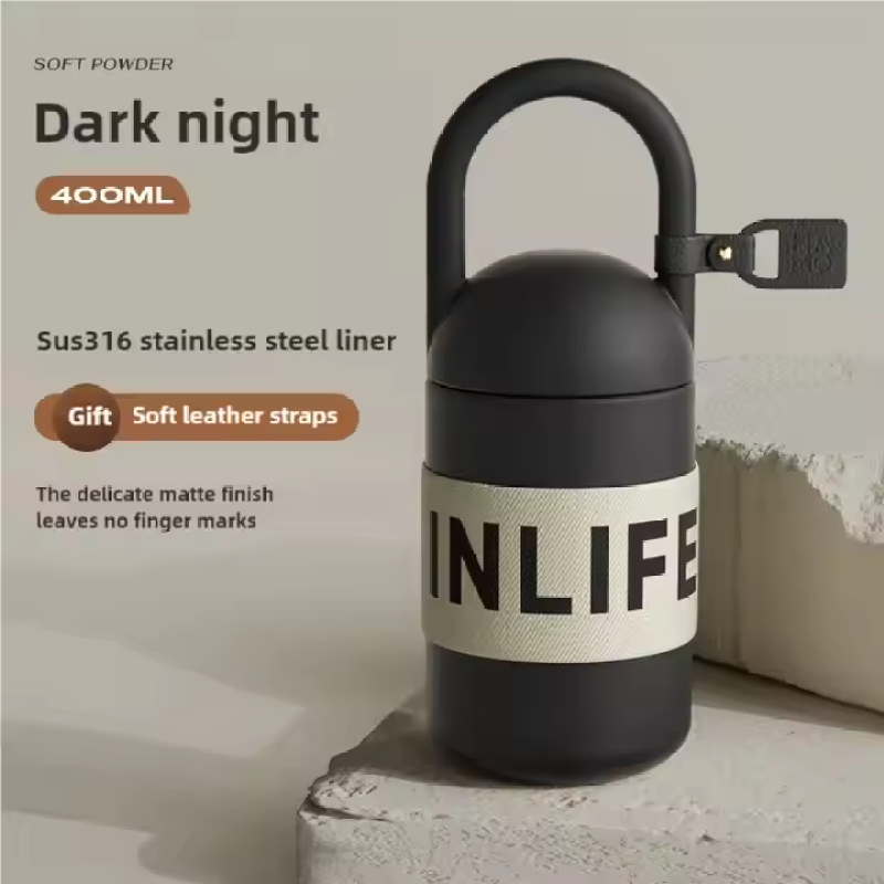 Portable 400ml Insulated Stainless Steel Tumbler 316 Custom Traveler Car Coffee Cup Thermal Coffee Mug for On-The-Go Use