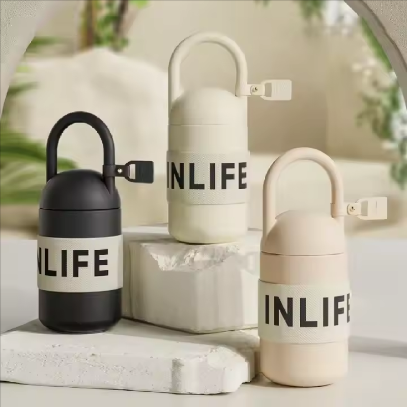 Portable 400ml Insulated Stainless Steel Tumbler 316 Custom Traveler Car Coffee Cup Thermal Coffee Mug for On-The-Go Use