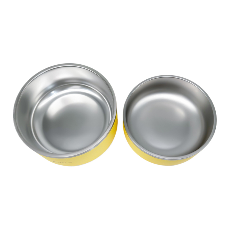 Wholesale 64oz Insulated Dog Cat Bowl Stainless Steel Pet Bowls Food Feeder Metal Thermal Bowls for Dog