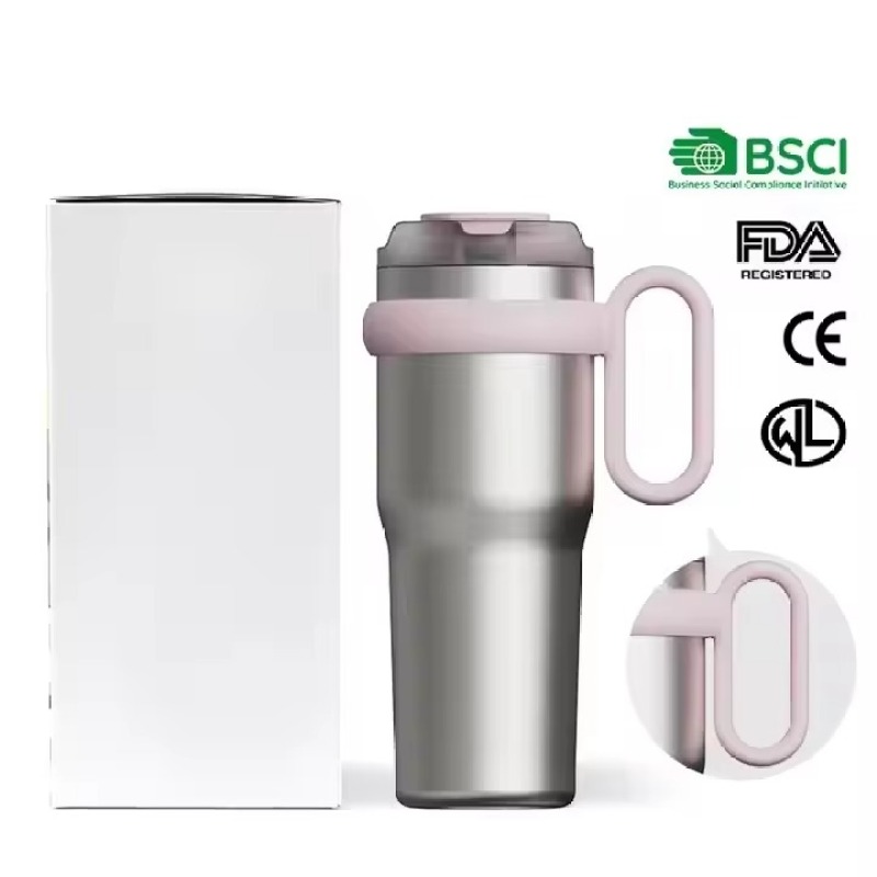 Manufacturer's Direct Shipping Large Capacity 40oz Double-Layer Vacuum Insulated Ice Cream Cup, Vacuum Cup Coffee Drum