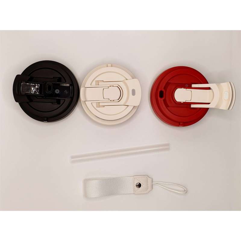 New Coffee Mugs Double Wall Stainless Steel Vacuum Insulated Travel Mugs Direct Drinking Mug with Portable Handle Lid
