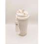 New Coffee Mugs Double Wall Stainless Steel Vacuum Insulated Travel Mugs Direct Drinking Mug with Portable Handle Lid
