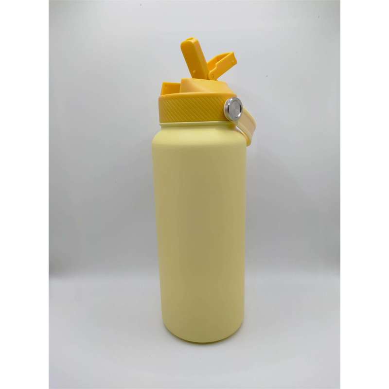 Customized 316 Stainless Steel 1100ml Sport Double Wall Flask Outdoor Gym Motivational Vaccum Cup Drink Water Bottle