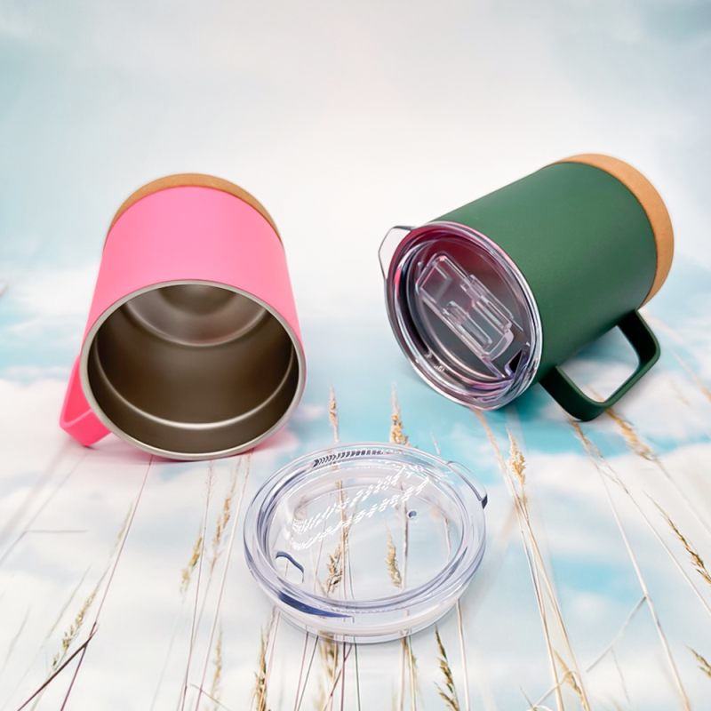Wholesale Stainless Steel Vacuum Beer Mug Double Layer Stainless Steel Mug Office Tea Cup Coffee Mug with Lid
