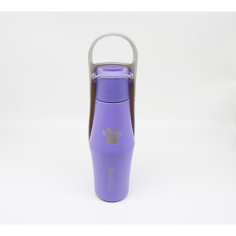 Portable Pet Dog Water Bottle Stainless Steel Pet Bottle Metal Portable Dog Water Bottle for Walking