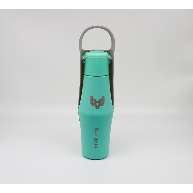 Portable Pet Dog Water Bottle Stainless Steel Pet Bottle Metal Portable Dog Water Bottle for Walking