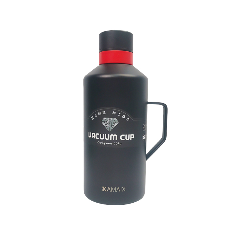 Wholesale Double-layer Stainless Steel Vacuum Insulated Flask Sport Water Bottle With Handle Lid