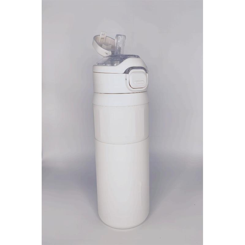 Outdoor Sports Portable Double Drink Stainless Steel Thermos Cup Vacuum Flasks Thermoses Water Bottle with Handle