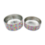 Hot Sale Stainless Steel Dog Bowls Dog Water and Food Bowls with Non-Slip Resin Station Pet Feeder Bowls