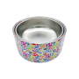 Hot Sale Stainless Steel Dog Bowls Dog Water and Food Bowls with Non-Slip Resin Station Pet Feeder Bowls