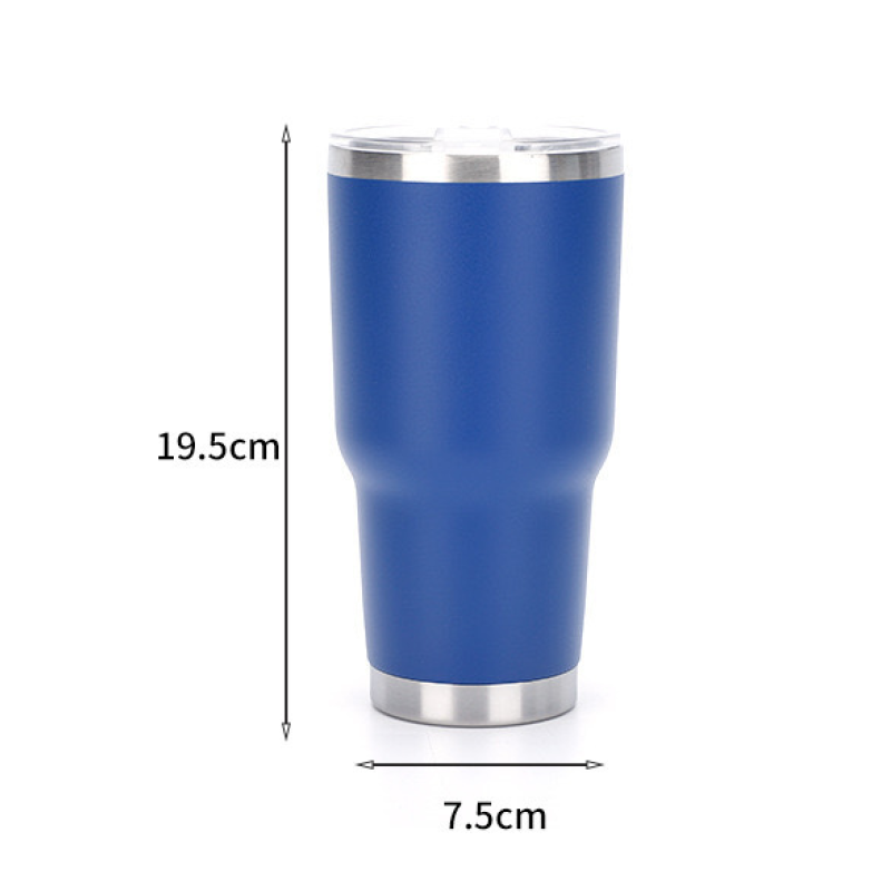 Customized Logo Printed Wholesale Portable Sustainable Use Double Wall Stainless Steel Coffe Mug Water Bottle Thermos Cup