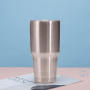 Customized Logo Printed Wholesale Portable Sustainable Use Double Wall Stainless Steel Coffe Mug Water Bottle Thermos Cup