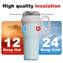 Export Direct Sales Insulated Kettle 316 Ice Cream Cup Stainless Steel Insulated Cup 40oz Fashionable Large Capacity Car Cup
