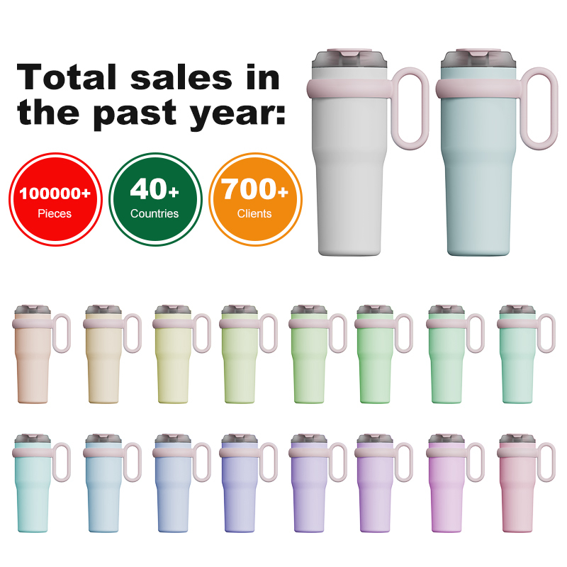 Export Direct Sales Insulated Kettle 316 Ice Cream Cup Stainless Steel Insulated Cup 40oz Fashionable Large Capacity Car Cup